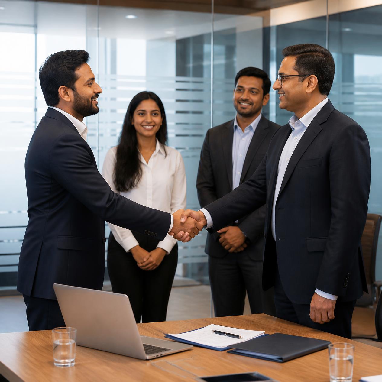 Successful Partnership Discussion